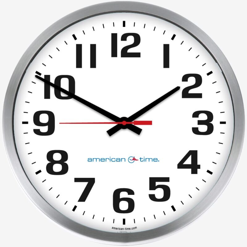 Aluminum Clock